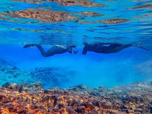 Snorkel Between Continents in Silfra