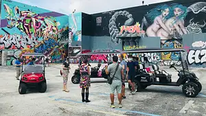 Wynwood Street Art Golf Cart Guided Tour in Miami
